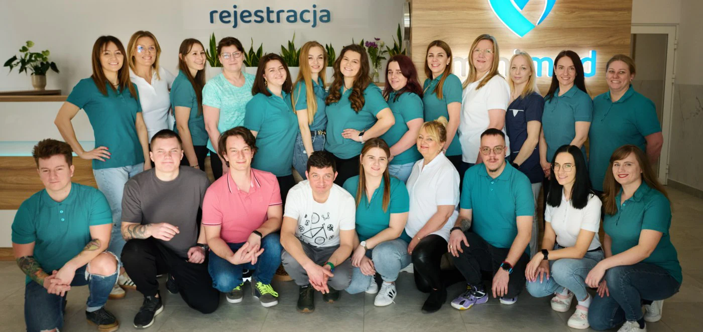 Zespół Mini-Med przy rejestracji